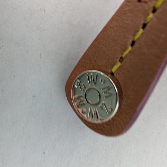 MZ Wallace Flat Metro Key Pouch Metallic Bronze - Picture 7 of 8